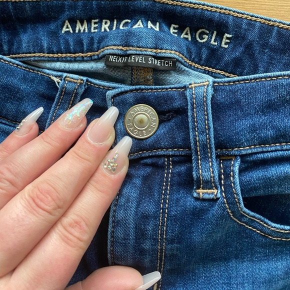 AMERICAN EAGLE hi rise jegging size 00 (3) - Picture 2 of 11